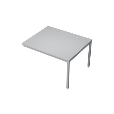 Avance 6МПК.002 (Серый арктик/алюминий матовый) Бенч-система для переговорных столов, конечный модуль