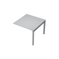 Avance 6МПК.501 (Серый арктик/алюминий матовый) Бенч-система для переговорных столов, конечный модуль