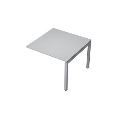 Avance 6МПК.501 (Серый арктик/алюминий матовый) Бенч-система для переговорных столов, конечный модуль