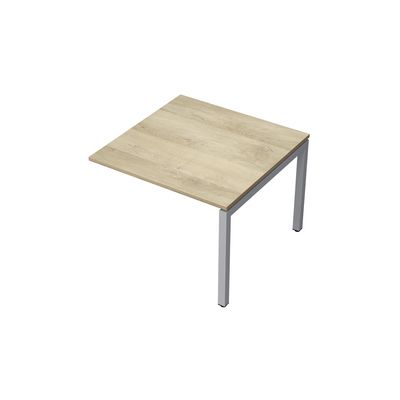 Avance 6МПК.501 (Нордвуд/алюминий матовый) Бенч-система для переговорных столов, конечный модуль