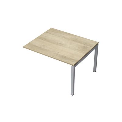 Avance 6МПК.502 (Нордвуд/алюминий матовый) Бенч-система для переговорных столов, конечный модуль