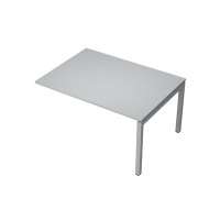 Avance 6МПК.503 (Серый арктик/алюминий матовый) Бенч-система для переговорных столов, конечный модуль