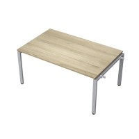 Avance 6МПН.601 (Нордвуд/алюминий матовый) Бенч-система для переговорных столов, начальный модуль