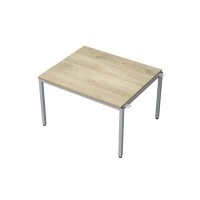 Avance 6МПН.002 (Нордвуд/алюминий матовый) Бенч-система для переговорных столов, начальный модуль