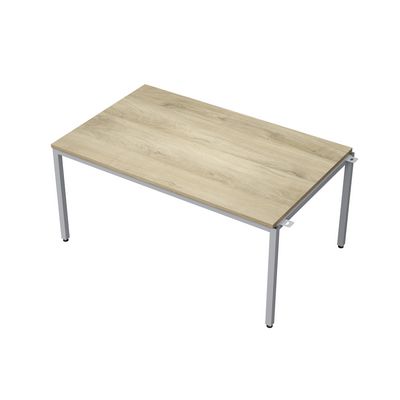 Avance 6МПН.004 (Нордвуд/алюминий матовый) Бенч-система для переговорных столов, начальный модуль