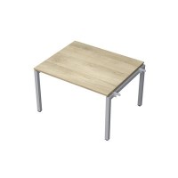 Avance 6МПН.502 (Нордвуд/алюминий матовый) Бенч-система для переговорных столов, начальный модуль