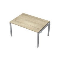 Avance 6МПН.503 (Нордвуд/алюминий матовый) Бенч-система для переговорных столов, начальный модуль