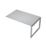 Avance 6МПС-О.602 (Серый арктик/алюминий матовый) Бенч-система для переговорных столов, средний модуль