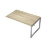 Avance 6МПС-О.603 (Нордвуд/алюминий матовый) Бенч-система для переговорных столов, средний модуль