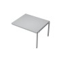 Avance 6МПС.002 (Серый арктик/алюминий матовый) Бенч-система для переговорных столов, средний модуль