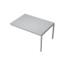 Avance 6МПС.003 (Серый арктик/алюминий матовый) Бенч-система для переговорных столов, средний модуль
