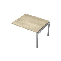 Avance 6МПС.502 (Нордвуд/алюминий матовый) Бенч-система для переговорных столов, средний модуль