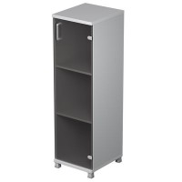 Avance 6П.015.3 (Серый арктик) Пенал для документов средний со стеклом