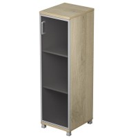 Avance 6П.015.4Л (Нордвуд) Пенал для документов средний со стеклом, левый