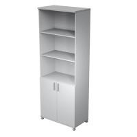 Avance 6Ш.005.2 (Серый арктик) Шкаф для документов высокий открытый
