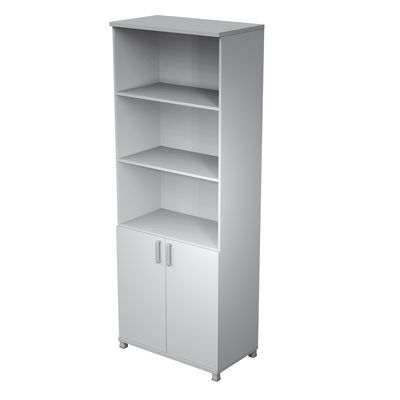Avance 6Ш.005.2 (Серый арктик) Шкаф для документов высокий открытый