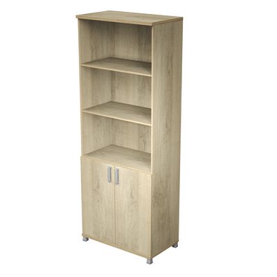 Avance 6Ш.005.2 (Нордвуд) Шкаф для документов высокий открытый