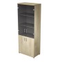 Avance 6Ш.005.3 (Нордвуд) Шкаф для документов высокий со стеклом