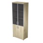 Avance 6Ш.005.4 (Нордвуд) Шкаф для документов высокий со стеклом
