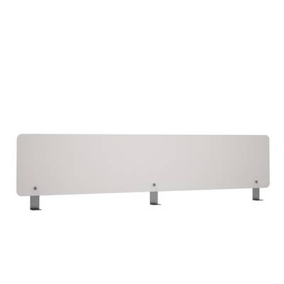 Avance 6БР.020.2 (Молочный/алюминий матовый) Барьер оргстекло