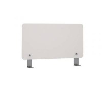 Avance 6БР.050.2 (Молочный/алюминий матовый) Барьер оргстекло