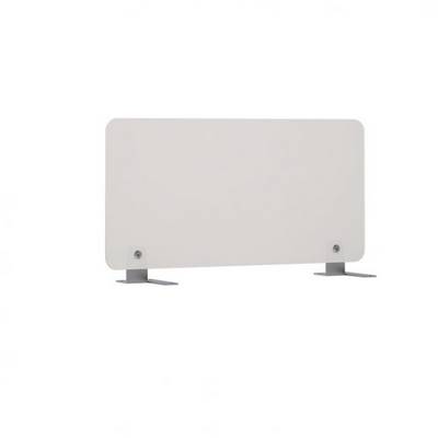 Avance 6БР.050.3 (Молочный/алюминий матовый) Барьер оргстекло