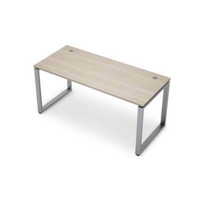 Avance 6М-О.684 (Шамони светлый/алюминий матовый) Стол прямолинейный