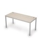 Avance 6М.004 (Шамони светлый/алюминий матовый) Стол рабочий