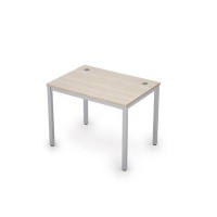 Avance 6М.007 (Шамони светлый/алюминий матовый) Стол рабочий