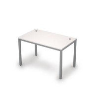 Avance 6М.008 (Белый/алюминий матовый) Стол рабочий
