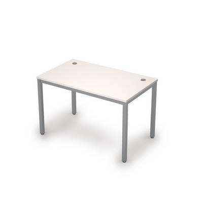 Avance 6М.008 (Белый/алюминий матовый) Стол рабочий