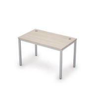 Avance 6М.008 (Шамони светлый/алюминий матовый) Стол рабочий