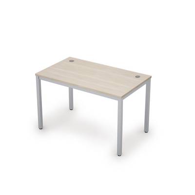 Avance 6М.008 (Шамони светлый/алюминий матовый) Стол рабочий