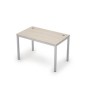 Avance 6М.008 (Шамони светлый/алюминий матовый) Стол рабочий