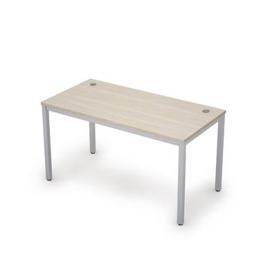 Avance 6М.009 (Шамони светлый/алюминий матовый) Стол рабочий