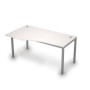 Avance 6М.020 (Белый/алюминий матовый) Стол криволинейн.левый