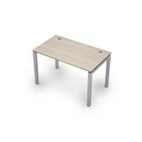 Avance 6М.508 (Шамони светлый/алюминий матовый) Стол рабочий