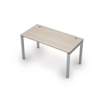 Avance 6М.509 (Шамони светлый/алюминий матовый) Стол рабочий