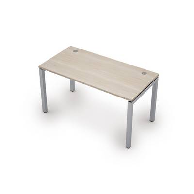 Avance 6М.509 (Шамони светлый/алюминий матовый) Стол рабочий