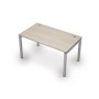 Avance 6М.589 (Шамони светлый/алюминий матовый) Стол рабочий