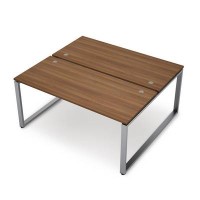 Avance 6МБ-О.6264 (Шамони темный/алюминий матовый) Бенч-система на 2 рабочих места