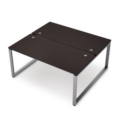 Avance 6МБ-О.6289 (Венге/алюминий матовый) Бенч-система на 2 рабочих места