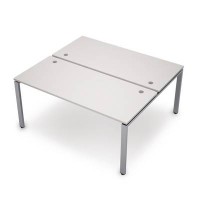 Avance 6МБ.6264 (Белый/алюминий матовый) Бенч-система на 2 рабочих места