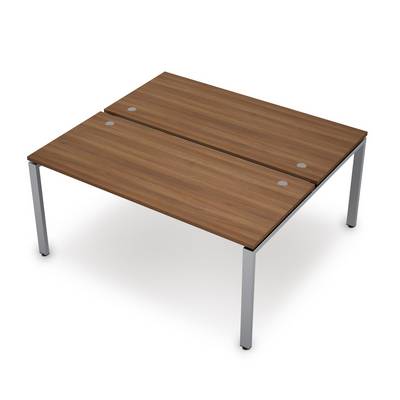 Avance 6МБ.6284 (Шамони темный/алюминий матовый) Бенч-система на 2 рабочих места