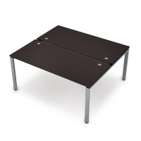 Avance 6МБ.6264 (Венге/алюминий матовый) Бенч-система на 2 рабочих места