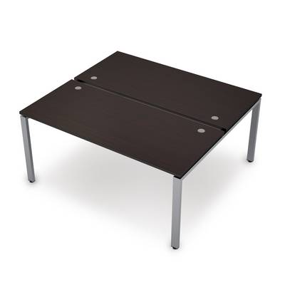 Avance 6МБ.6284 (Венге/алюминий матовый) Бенч-система на 2 рабочих места