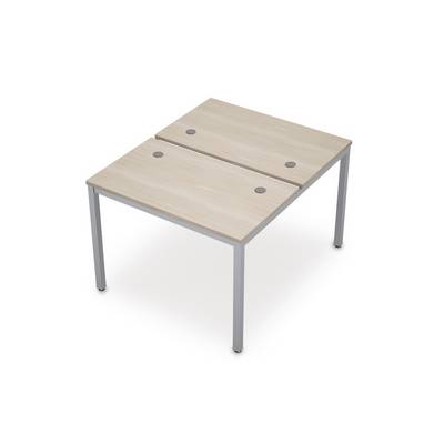 Avance 6МБ.267 (Шамони светлый/алюминий матовый) Бенч-система на два рабочих места