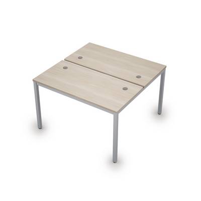 Avance 6МБ.268 (Шамони светлый/алюминий матовый) Бенч-система на два рабочих места