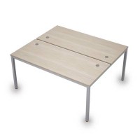 Avance 6МБ.274 (Шамони светлый/алюминий матовый) Бенч-система на два рабочих места