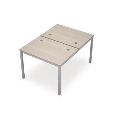 Avance 6МБ.277 (Шамони светлый/алюминий матовый) Бенч-система на два рабочих места